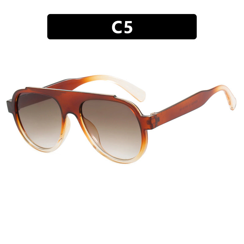 Damen Vintage-Style Sonnenbrille mit elegantem Kunststoffrahmen im Leopardenmuster Brehn