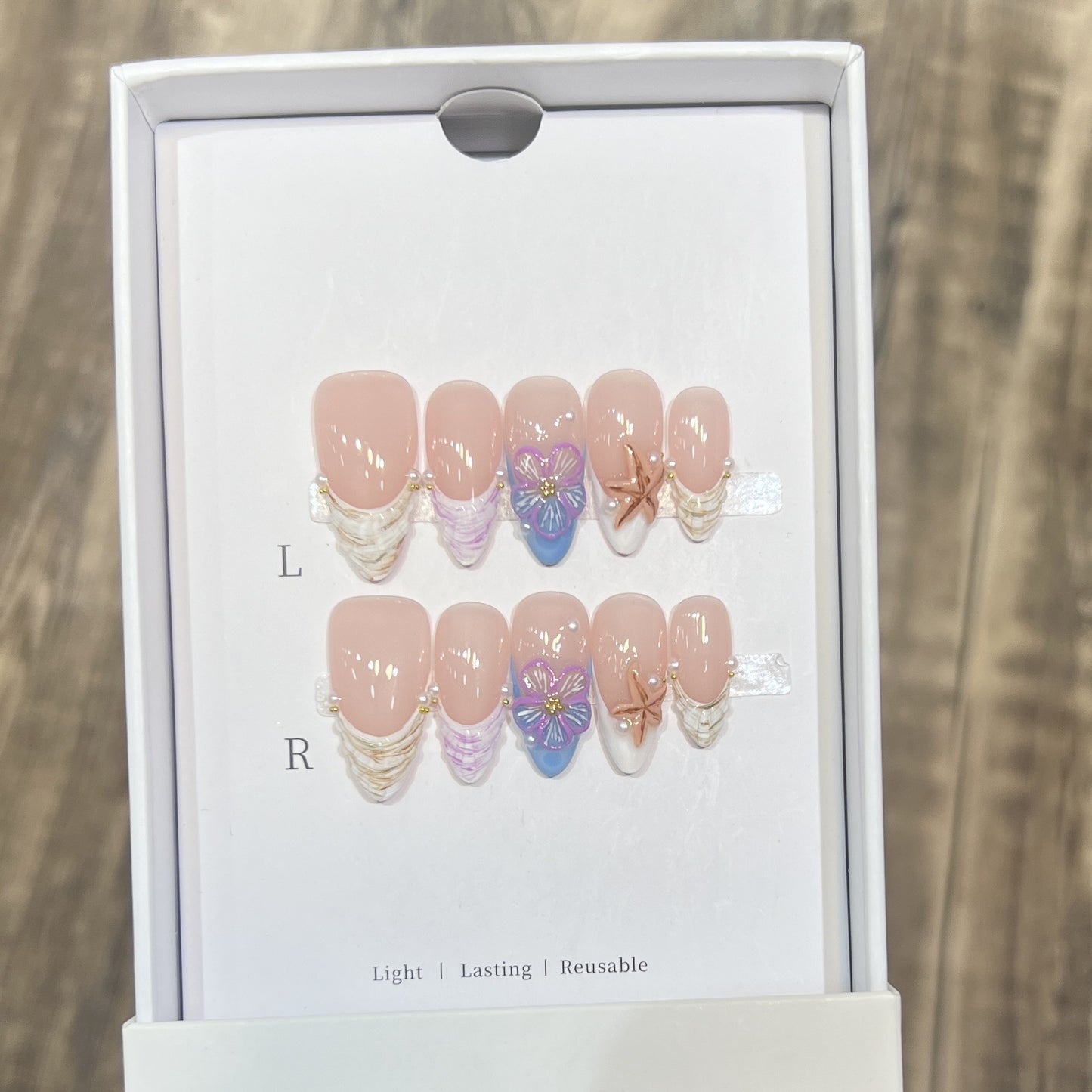 Wiederverwendbares Press-On Nagelset Brehn