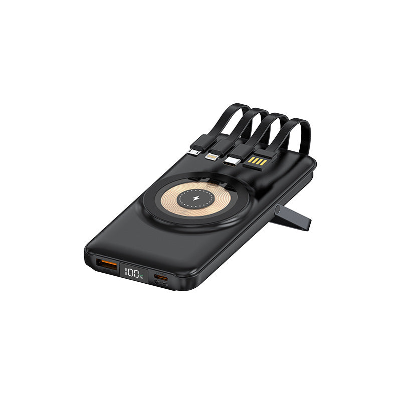 Tragbare Powerbank mit Kabelloser Ladefunktion Brehn