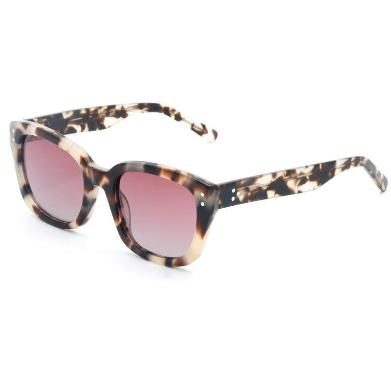 Damen modische Sonnenbrille mit einzigartigem Marmorierungseffekt Brehn