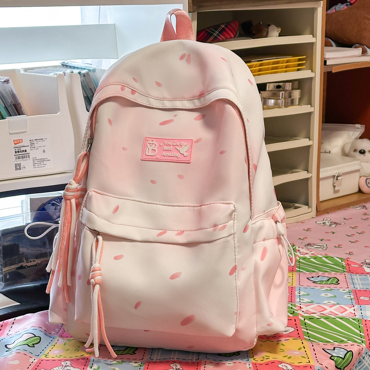 Stilvolle gepunktete Rucksack Brehn