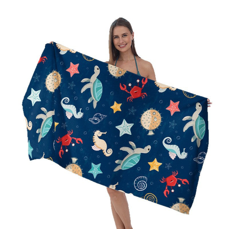 Strandtuch mit maritimem Sternen-Design Brehn