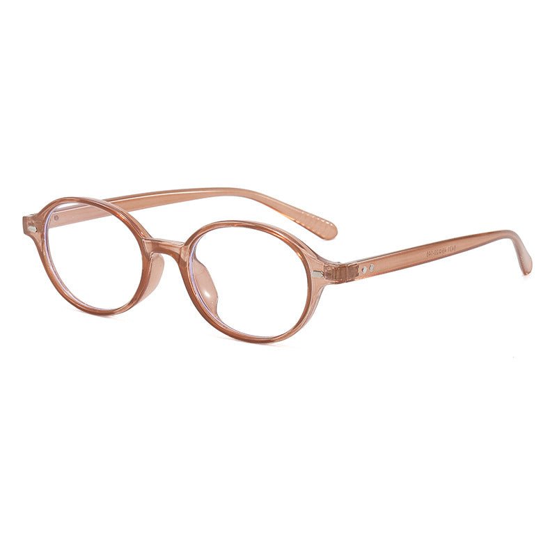 Damen modische runde Lesebrille mit flexiblem Kunststoffrahmen Brehn