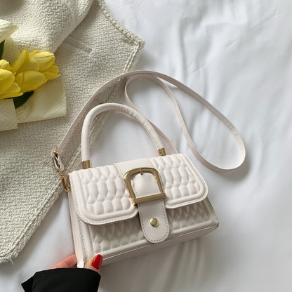 Gesteppt Strukturierte Handtasche