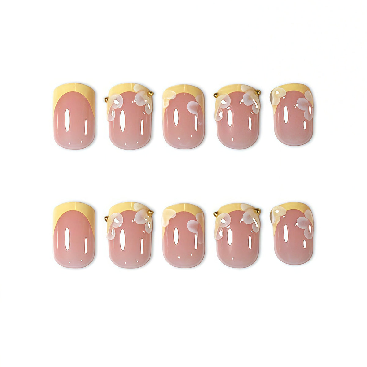 Dekorative florale Acrylnagelverlängerungen Brehn