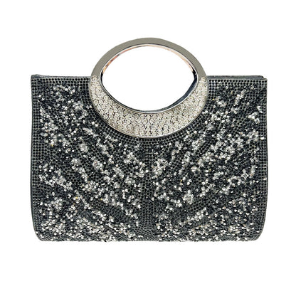 Statement Strass-Besetzte Abendhandtasche
