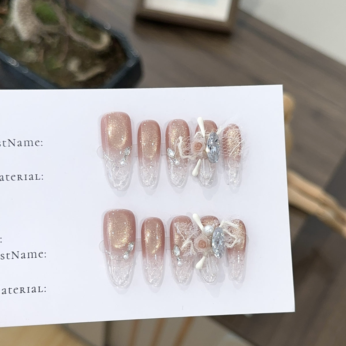 Dekoratives Press-On-Nail-Art-Set 1790730501