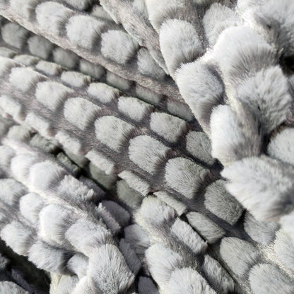 Damen samtige Kuscheldecke mit 3D-Struktur Brehn
