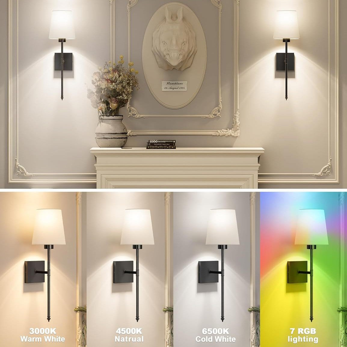 Verstellbare Smart LED Wandleuchten