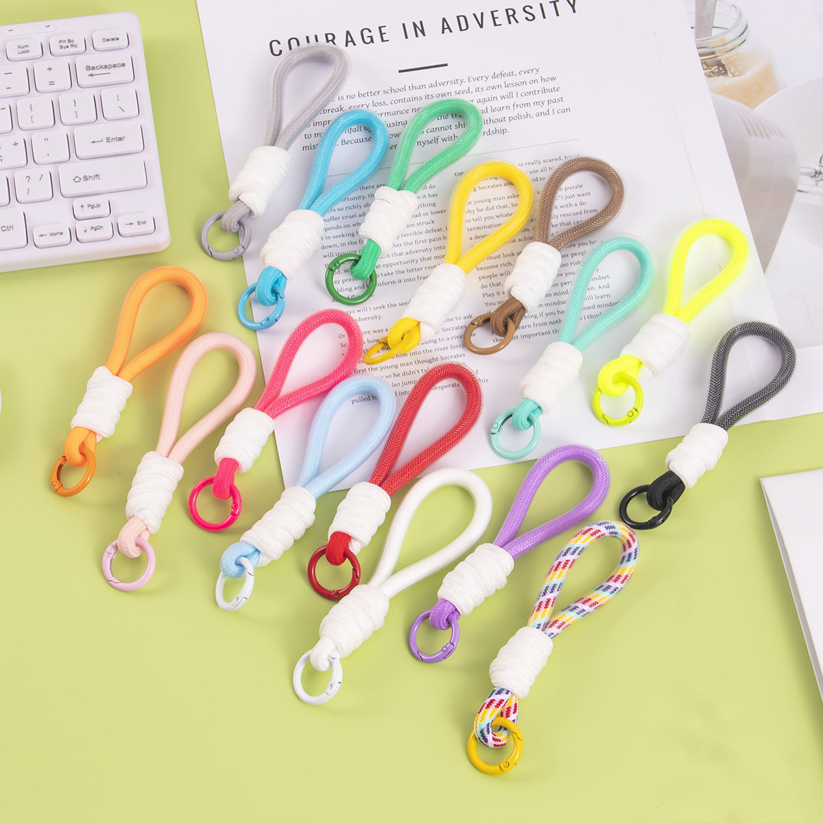 Premium Texturierten Schlüsselanhänger Halter Brehn