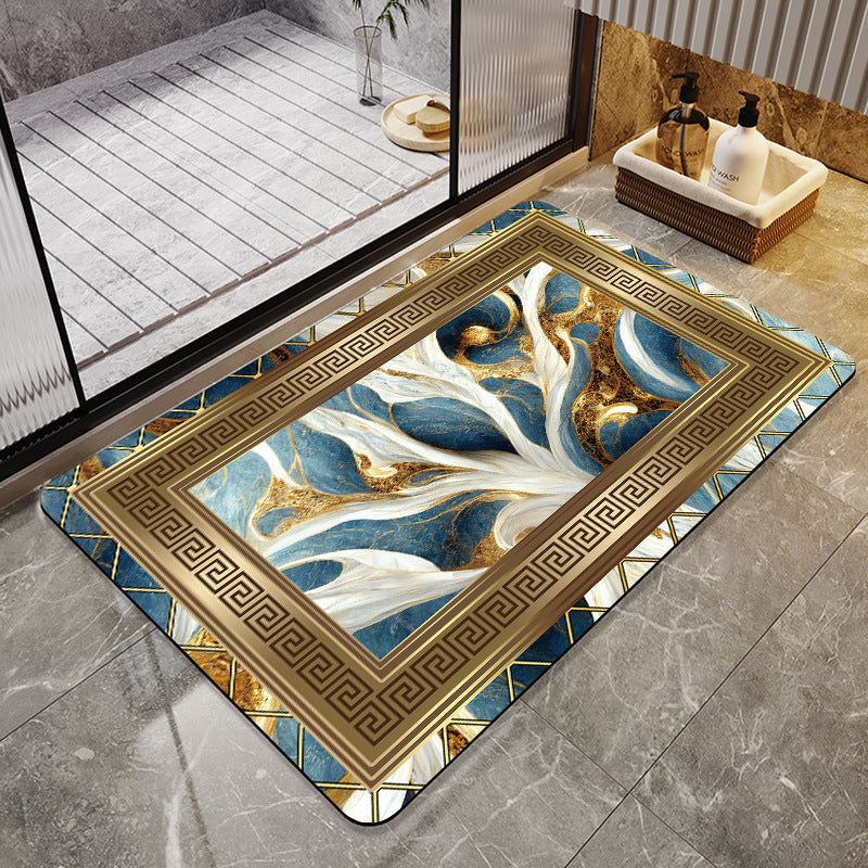 Stylische dekorative Badematte Brehn
