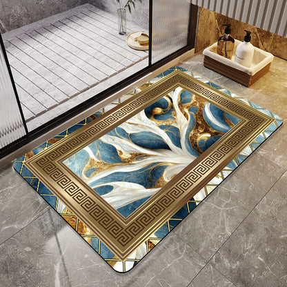 Stylische dekorative Badematte Brehn