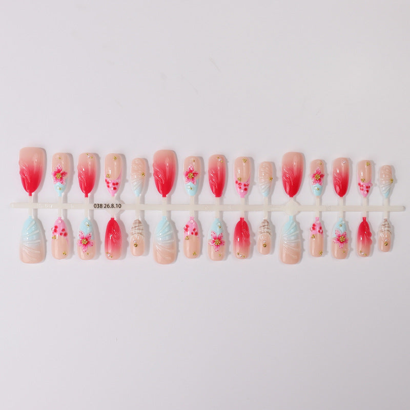 Floral Design Acryl Nagelspitzen Set Brehn