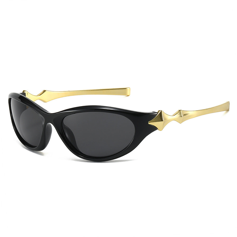 Modisch Inspirierte Vintage-Cat-Eye-Sonnenbrille Brehn