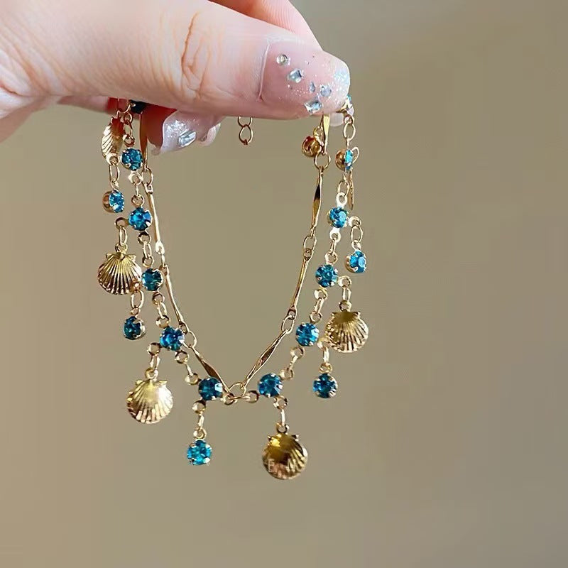 Elegante Edelsteinkette Brehn