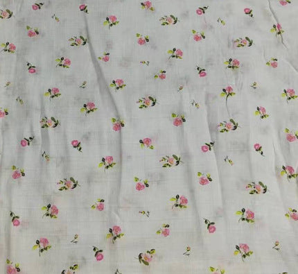 Baumwoll-Musselin Babydecke mit Herzmuster Brehn
