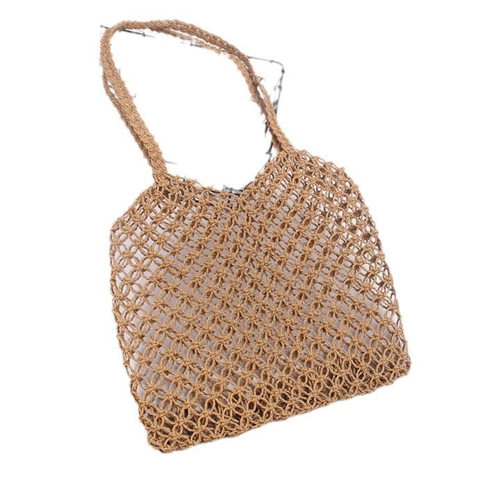 Strukturierte Rattan-Tragetasche Brehn
