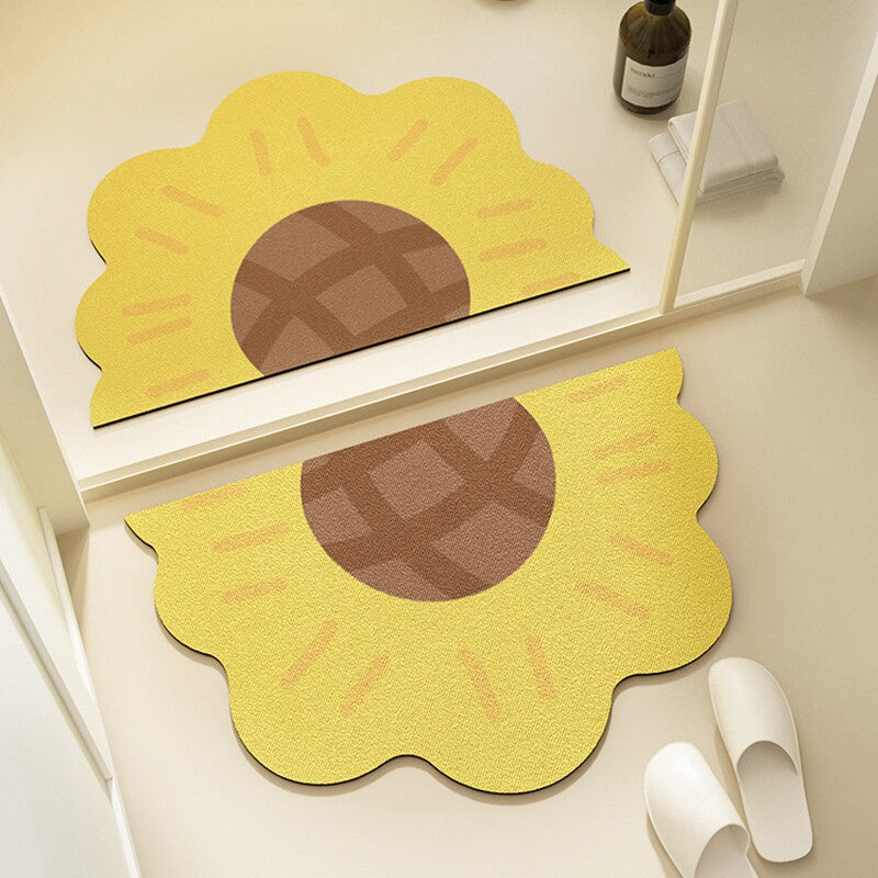 Floral Pattern Badmatte Brehn