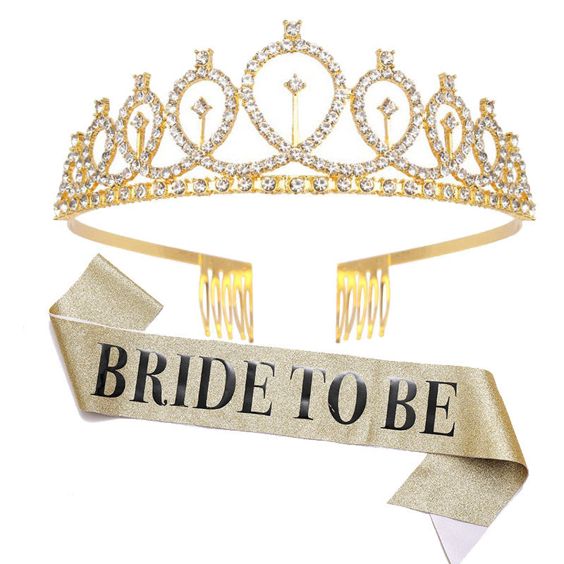 Damen Glitzernde Tiara mit elegantem Design Brehn
