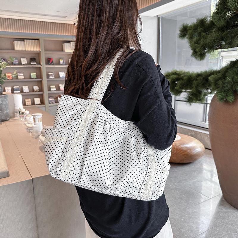 Polka Dot Dekorativer Tragetasche