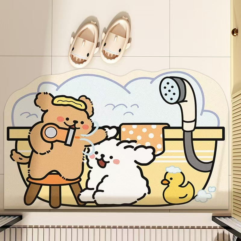 Cartoon Badmatte Brehn