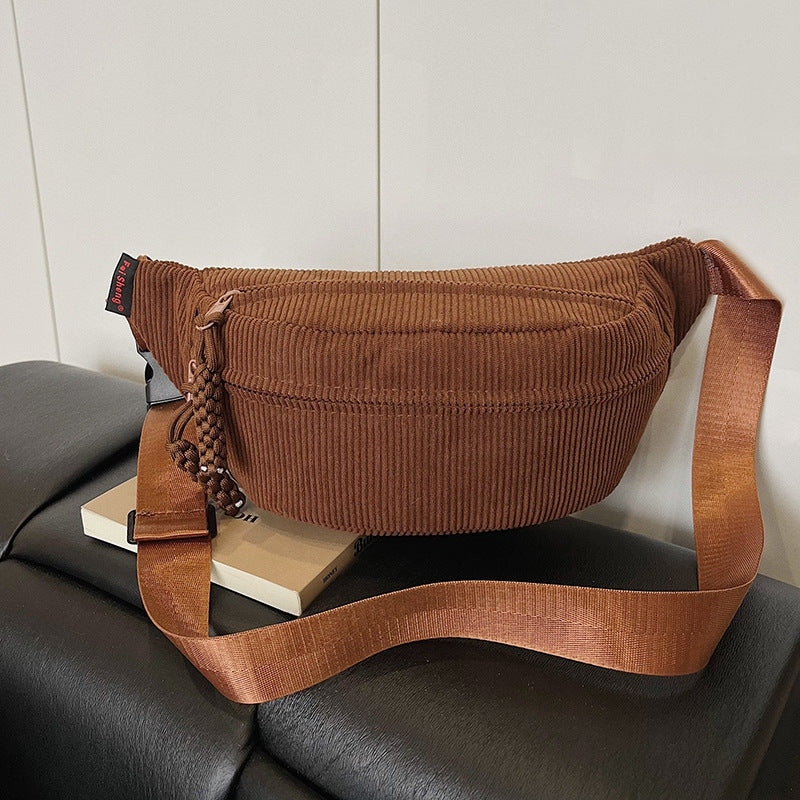 WoTrendy Corduroy Umhängetasche Brehn