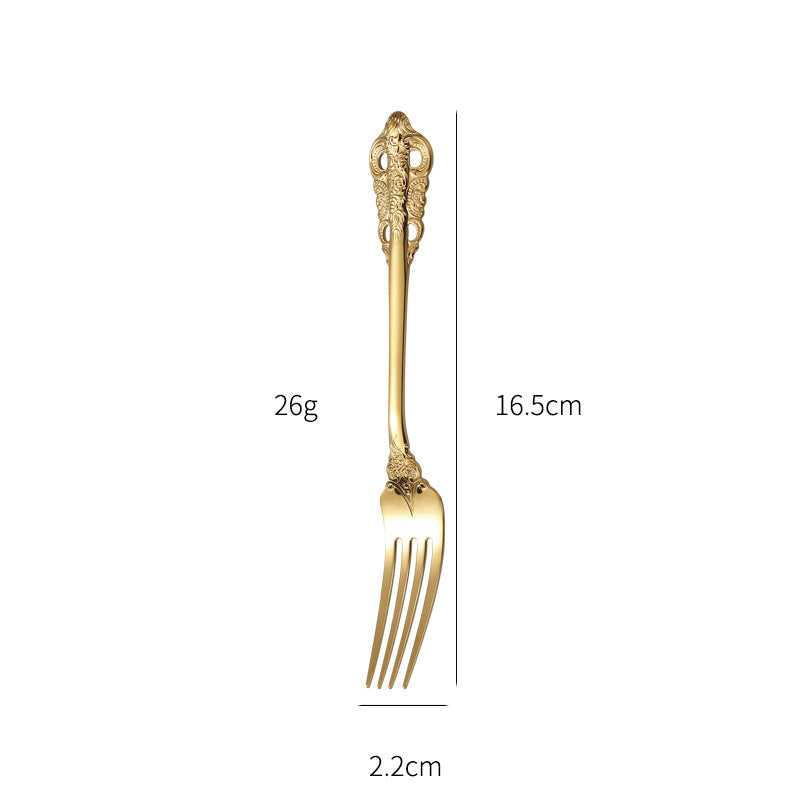 Elegante Fischgabel mit Kunstvollem Griffdesign Brehn