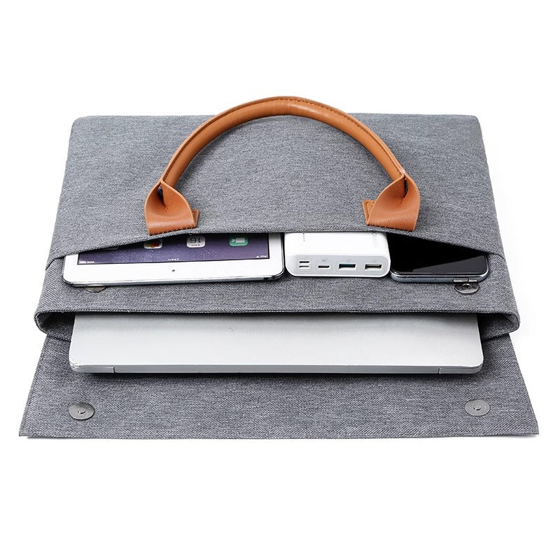 Moderne strukturierte Laptop-Tote-Bag Brehn