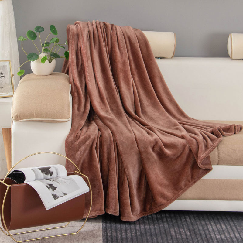 Damen luxuriöse Fleece-Decke mit sanfter Textur Brehn