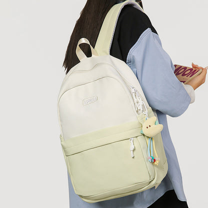 Vielseitiger lässiger Rucksack mit süßem Schlüsselanhänger Brehn