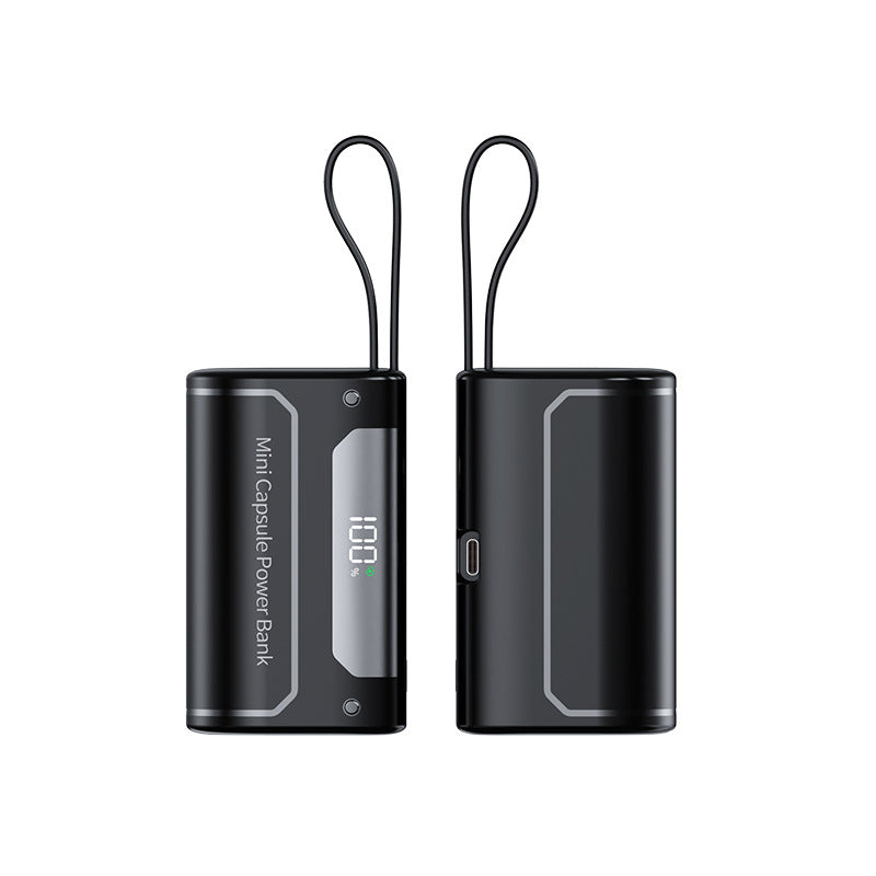 Kompakte Mini-Powerbank mit Digitaler LED-Anzeige Brehn