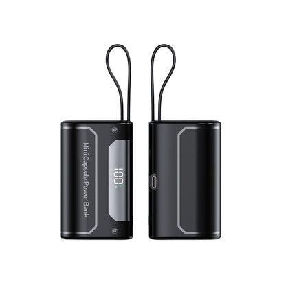 Kompakte Mini-Powerbank mit Digitaler LED-Anzeige Brehn