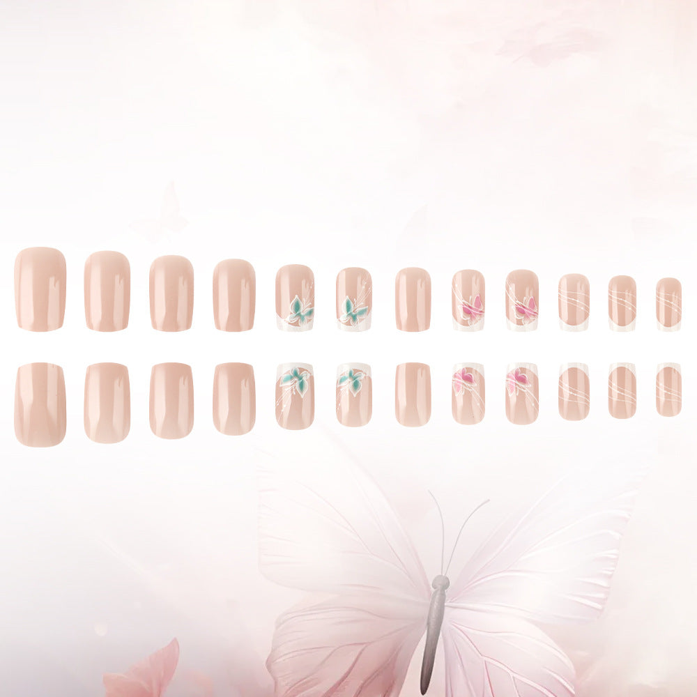Elegantes Blumen Design Nagelkunst Set Brehn