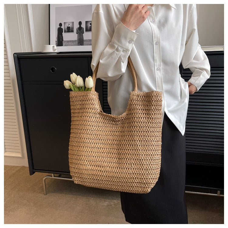 Handgefertigte ven Strohtasche Brehn