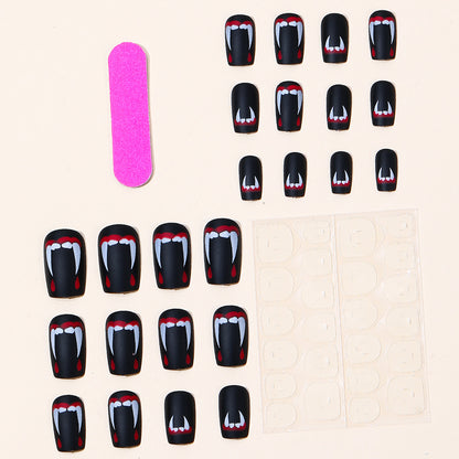 Vampir-Themen Acryl Nagelkunst Set Brehn