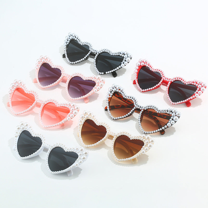 Cat-Eye Perlen-verzierte Sonnenbrille Brehn