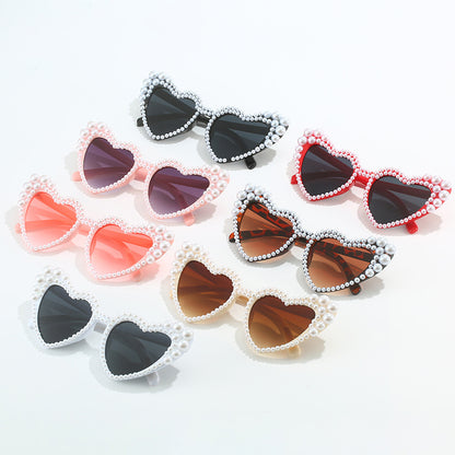 Cat-Eye Perlen-verzierte Sonnenbrille Brehn