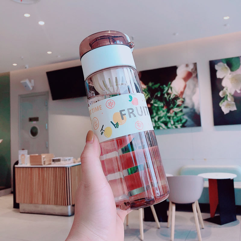 Damen Mehrweg-Infuserflasche mit fruchtigem Design Brehn