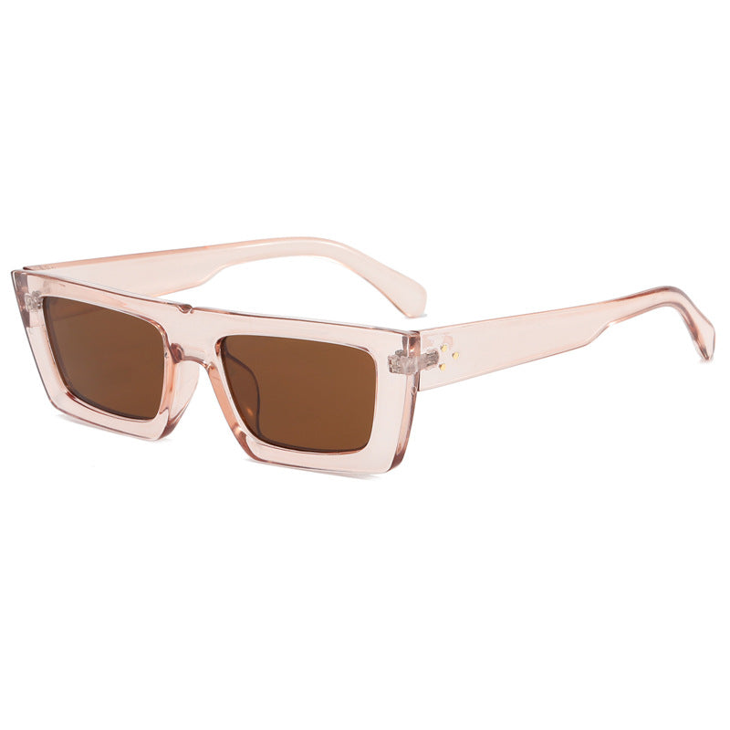 Damen modische quadratische Designer-Sonnenbrille mit polarisierten Gläsern Brehn