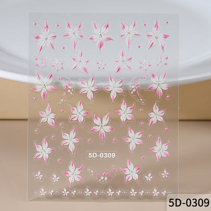 Floral Nail Art Decal Set