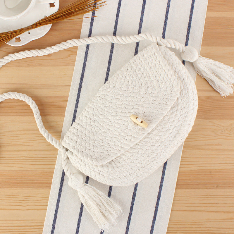 Handtasche mit Stilvollen Quasten Brehn