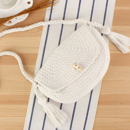 Handtasche mit Stilvollen Quasten Brehn