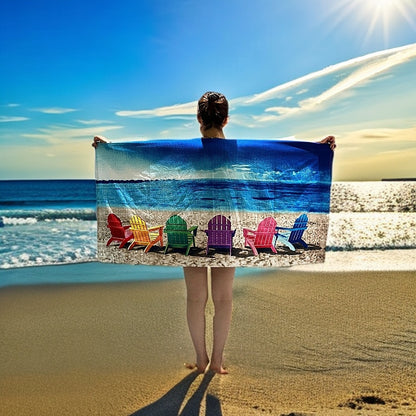 Künstlerisches Strandtuch Brehn
