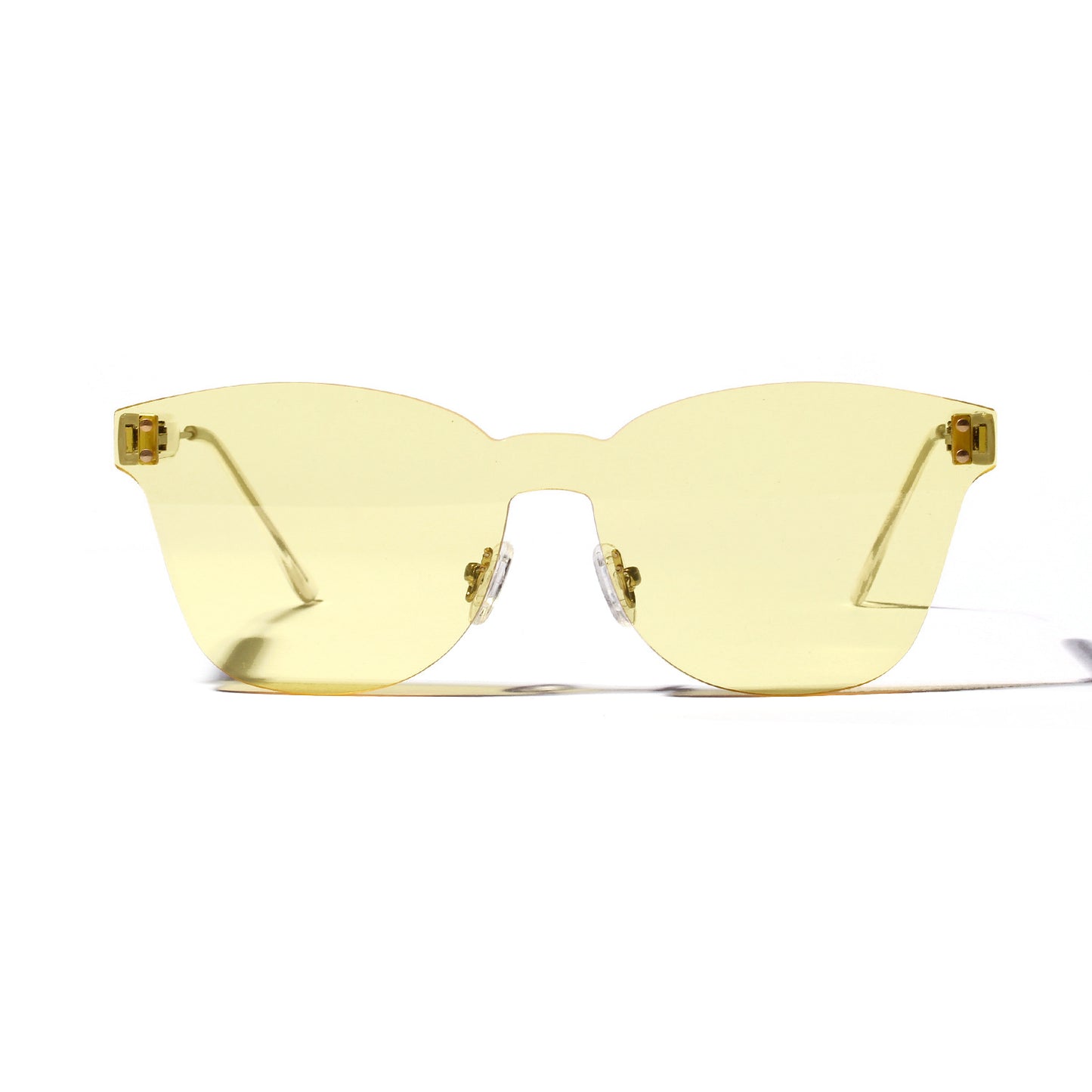 Damen Modesonnenbrille mit einzigartigem transparenten Rahmen Brehn