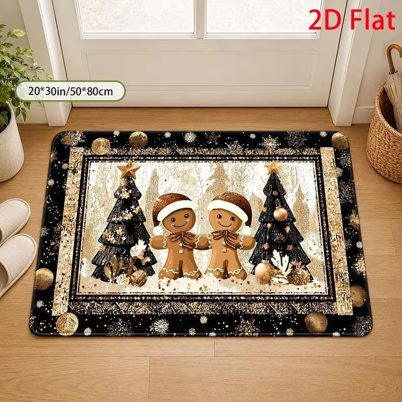Festliche Santa-Themen Eingangsmatte
