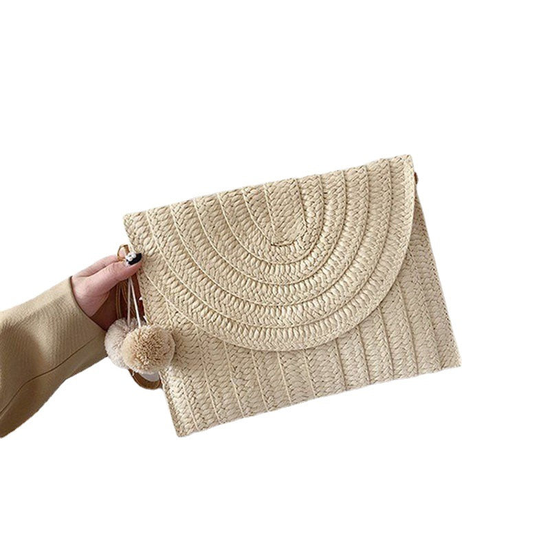 Stilvolle und Handgefertigte Clutch-Tasche Aus Naturmaterial Brehn