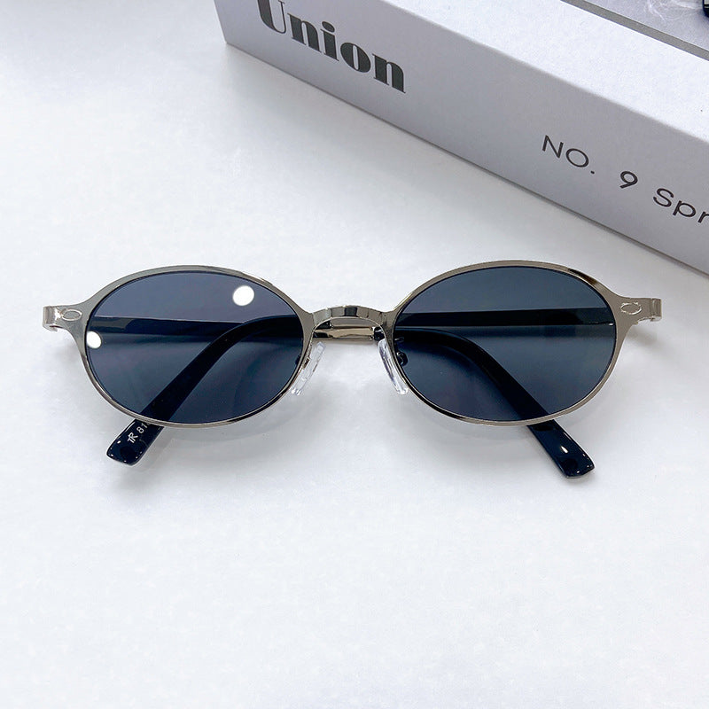 Modische Runde Sonnenbrille mit Elegantem Goldenen Rahmen Brehn