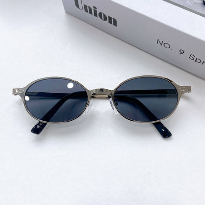 Modische Runde Sonnenbrille mit Elegantem Goldenen Rahmen Brehn