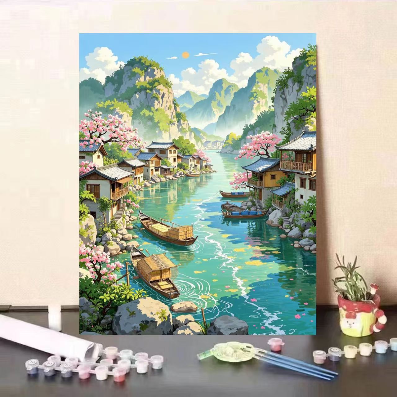 Scenic Landscape DIY Malen nach Zahlen Kunstset Brehn