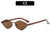 Stilvolle geo-förmige Sonnenbrille